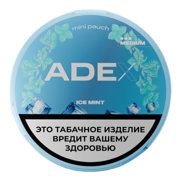 ADEX - ЧЗ (акциз) - 9gr - Mini MEDIUM - ICE MINT