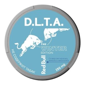D.L.T.A. - ENERGY - 150mg - RED BULL - Черника, Ваниль и Эвкалипт
