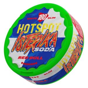 ⚡NEW - HOTSPOT X ISTERIKA - SODA - SLIM - 180mg - RED BULL