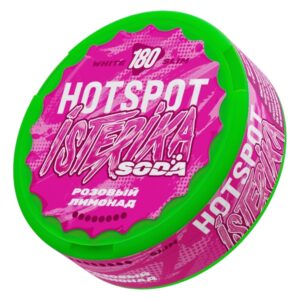 ⚡NEW - HOTSPOT X ISTERIKA - SODA - SLIM - 180mg - РОЗОВЫЙ ЛИМОНАД