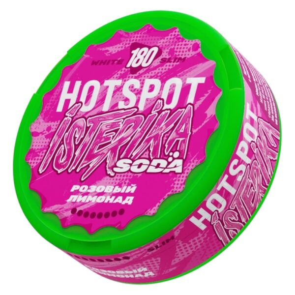 ⚡NEW - HOTSPOT X ISTERIKA - SODA - SLIM - 180mg - РОЗОВЫЙ ЛИМОНАД