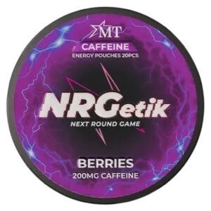 ⚡NEW - NRGetik - CAFFEINE - 200mg - BERRIES