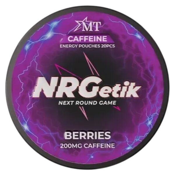 ⚡NEW - NRGetik - CAFFEINE - 200mg - BERRIES