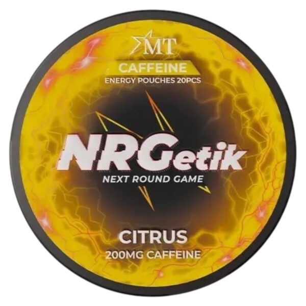 ⚡NEW - NRGetik - CAFFEINE - 200mg - CITRUS