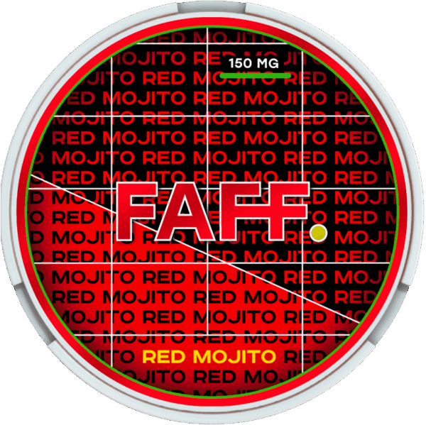 FAFF. - CL - 150mg - RED MOJITO - Клубничный Мохито
