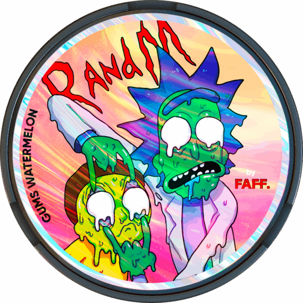 FAFF. - RandM - 150mg - GUMS WATERMELON - Арбузная Жвачка