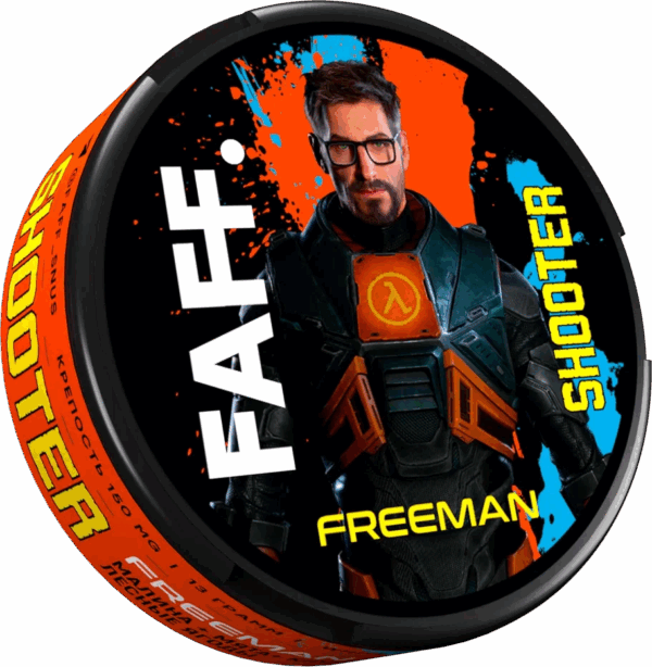 FAFF. - SHOOTER - 150mg - FREEMAN - Малина, Мята, Клубника, Лесные Ягоды