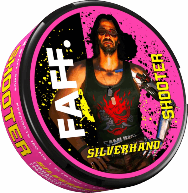 FAFF. - SHOOTER - 150mg - SILVERHAND - Гранат, Клубника, Малина
