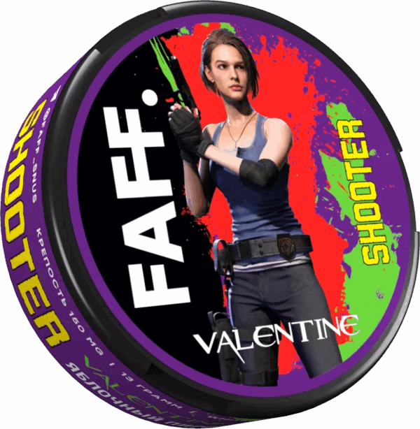 FAFF. - SHOOTER - 150mg - VALENTINE - Яблочный Пирог