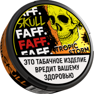 FAFF. SKULL - ЧЗ (акциз) - 15gr - TROPIC STORM - Манго и Апельсин