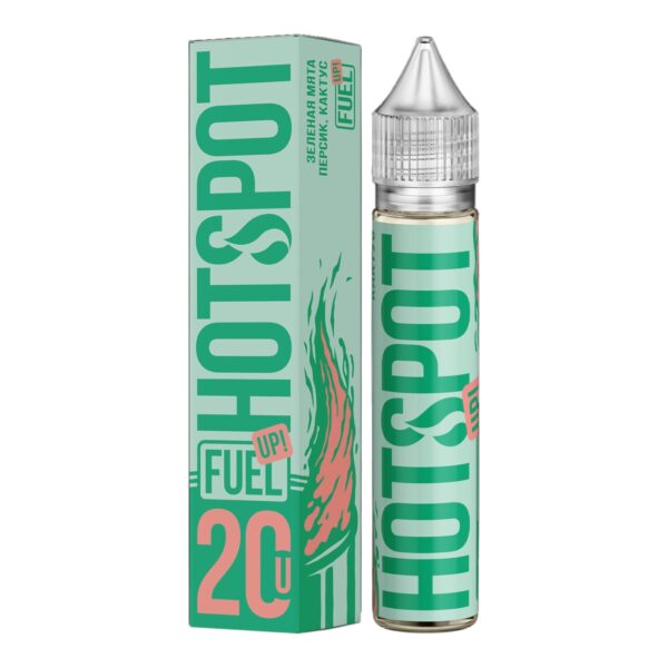 HOTSPOT - FUEL UP - 20mg - 30ml - Зеленая Мята, Персик и Кактус