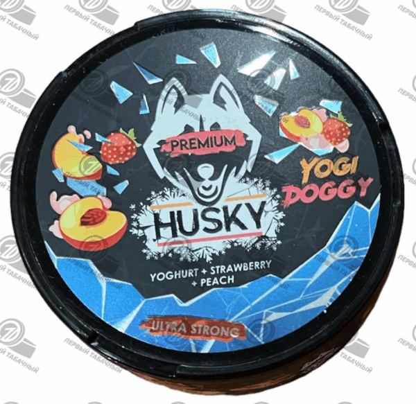 HUSKY - PREMIUM - 180mg - YOGI-DOGGY - Йогурт, Клубника, Персик