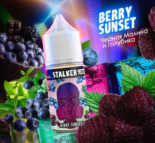 STALKER Berry Sunset - (черная малина и голубика) - 30ml - 2% LIGHT