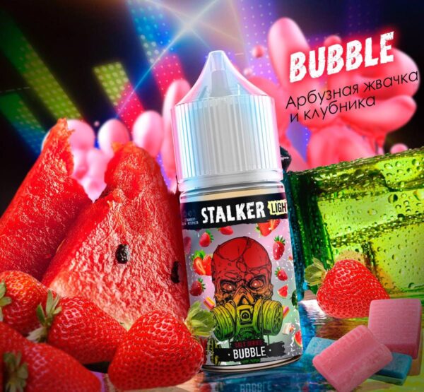STALKER Bubble - (арбузная жвачка и клубника) - 30ml - 2% LIGHT