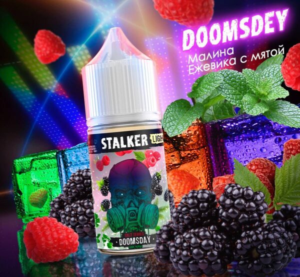 STALKER Doomsday - (малина с ежевикой и мятой) - 30ml - 2% LIGHT