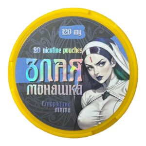 ⚡NEW - ЗЛАЯ МОНАШКА - 120mg - СМОРОДИНА & МЯТА