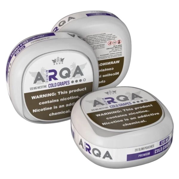 ⚡NEW - ARQA - PREMIUM - SLIM - 120mg - COLD GRAPES - Холодный Виноград
