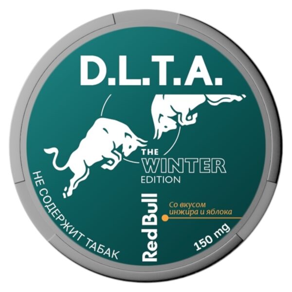 ⚡NEW - D.L.T.A. - ENERGY - 150mg - RED BULL - Инжир и Яблоко