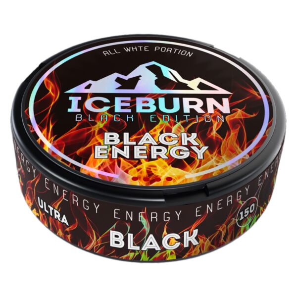 ⚡NEW - ICEBURN - BE - 150mg - BLACK ENERGY - Энергетик