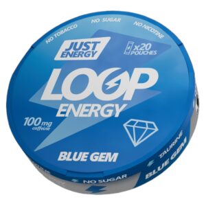⚡NEW - LooP - Кофеиновые Паучи - 100mg COFFEINE - BLUE GEM - Тропический Лед