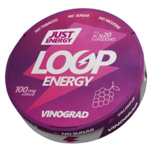 ⚡NEW - LooP - Кофеиновые Паучи - 100mg COFFEINE - VINOGRAD - Виноград