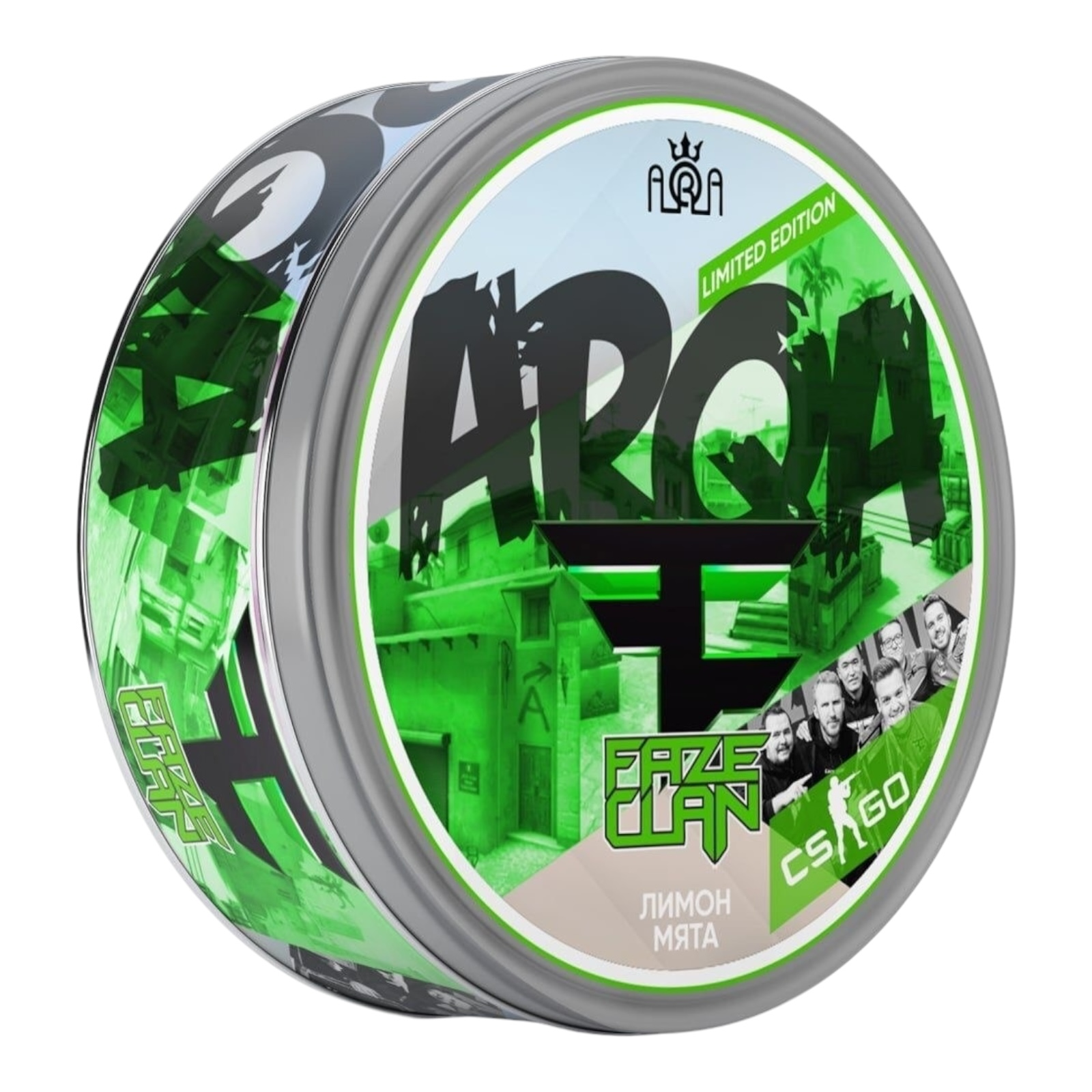 ARQA - CS GO - 120mg - FAZE CLAN - Лимон мята