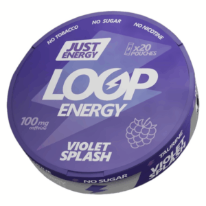 ⚡NEW - LooP - Кофеиновые Паучи - 100mg COFFEINE - VIOLET SPLAH - Лесные Ягоды