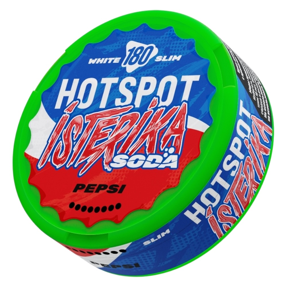 HOTSPOT X ISTERIKA - SODA - SLIM - 180mg - PEPSI