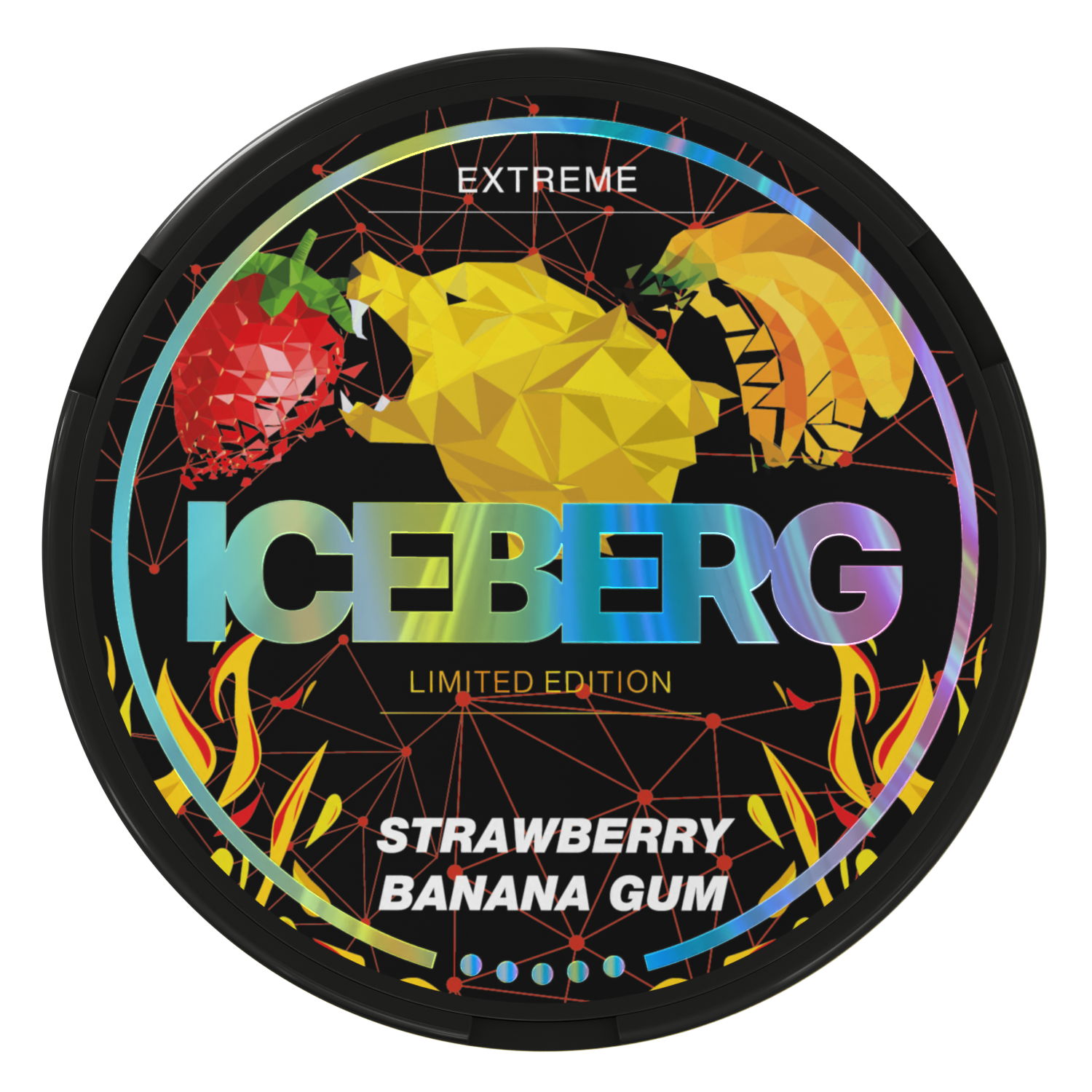 ICEBERG - LE - 130mg - STRAWBERRY BANANA GUM ICEBERG - LE - 130mg - STRAWBERRY BANANA GUM