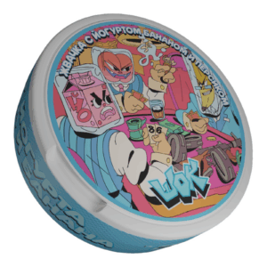 ШОК - 150mg - Жвачка с Йогуртом Бананом и Персиком