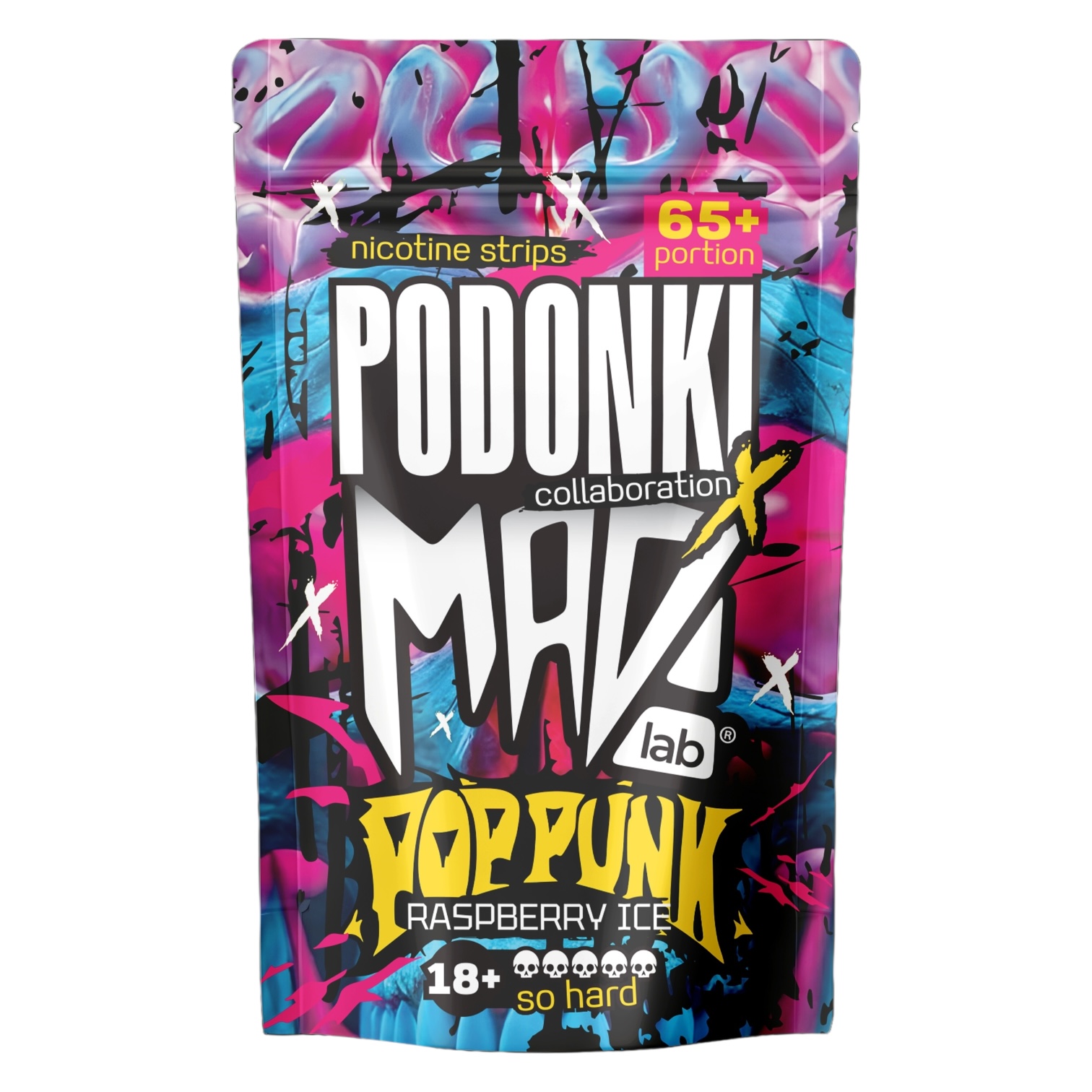 PODONKI x MAD - 150mg - RASPBERRY ICE PODONKI x MAD - 150mg - RASPBERRY ICE